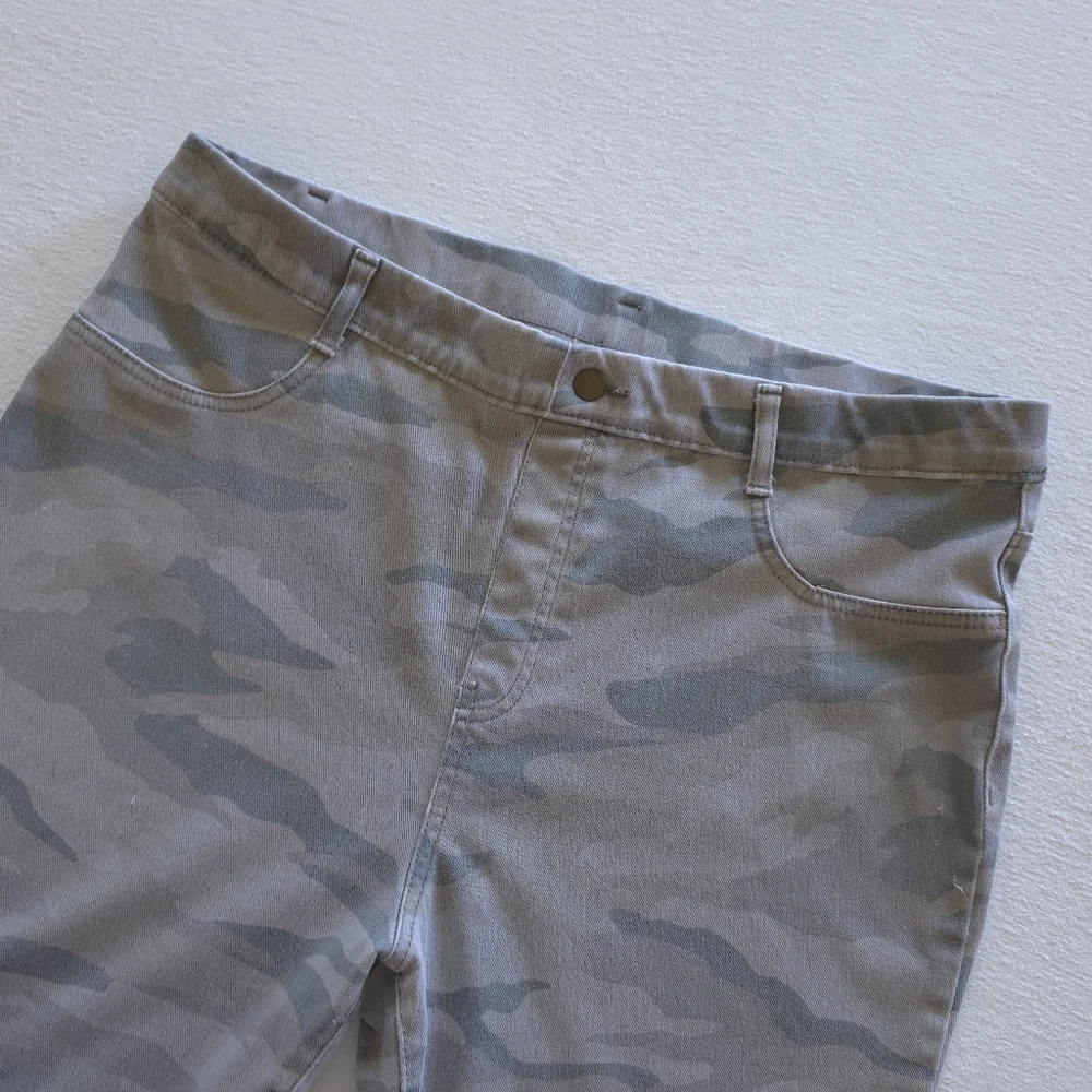 Camo Pull On Jegging Jean Pant High Rise Skinny Time And Tru XXL - Picture 7 of 13